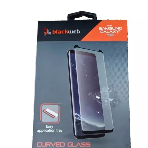 Blackweb Samsung Galaxy S8 screen protector NEW - Picture 2 of 4
